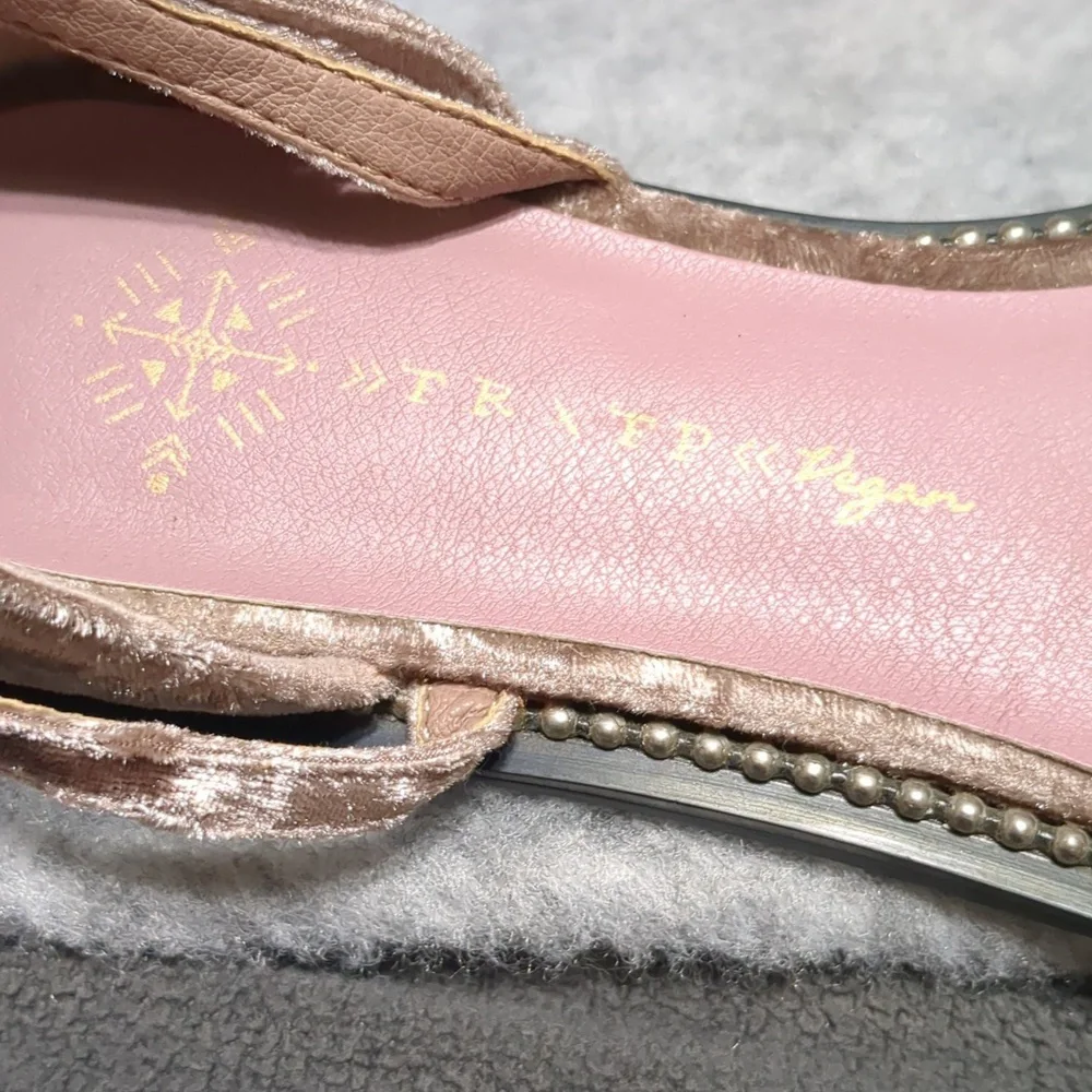 Free People x Farylrobin Velvet Florence Flats Size 7 - Picture 10 of 11